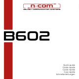 N-Com B602 Single Motorcycle Intercom Benutzerhandbuch
