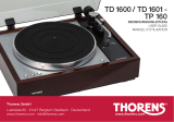 Thorens TD 1600 Benutzerhandbuch