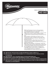 Outsunny 84D-092 Benutzerhandbuch