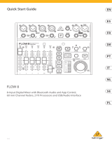 FLOW 8 8 Input Digital Mixer Benutzerhandbuch