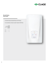 clage DLX Next E-convenience Instant Water Heater Benutzerhandbuch