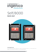 Ingenico Self/8000 Payment Terminal Benutzerhandbuch