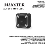 MAXXTER ACT-SPK-BTOD-LED1 Benutzerhandbuch