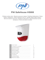 PNI Safe House HS008 wireless outdoor siren Benutzerhandbuch