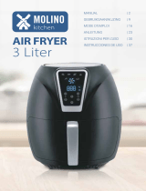 MOLINO 3 Liter Digital Air Fryer Benutzerhandbuch