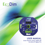 EcoDim Smart Dimmer Switch 200W LED Eco-Dim.07 Zigbee Pro Benutzerhandbuch