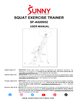 SUNNY Health Fitness SF-A020052 Benutzerhandbuch