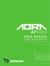 Monster A7 V13.3 Abra 3″ Gaming Laptop Benutzerhandbuch