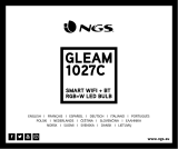 NGS GLEAM 1027C SMART WIFI BT-RGB-W LED BULB Benutzerhandbuch