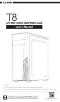 ZALMAN T8 ATX Mid Tower Computer Case Benutzerhandbuch