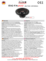 Audio System R10 FA EVO Benutzerhandbuch