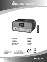 Soundmaster DAB970 Benutzerhandbuch