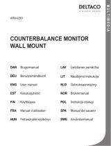 Deltaco ARM-0361 COUNTERBALANCE MONITOR WALL MOUNT Benutzerhandbuch