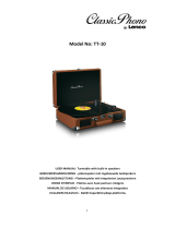 Classic Phono TT-10 Benutzerhandbuch