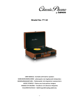 Lenco TT-10 Benutzerhandbuch