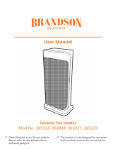 Brandson 303124 Ceramic Fan Heater Benutzerhandbuch