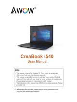 AWOW CreaBook i540 Benutzerhandbuch