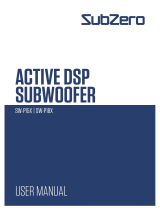 Subzero SW-P15X ACTIVE DSP SUBWOOFER Benutzerhandbuch