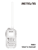 Retevis RM01 Marine Two-Way Radios Benutzerhandbuch