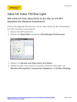 Jabra UC Voice 750 Benutzerhandbuch