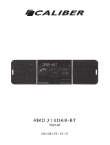 Caliber RMD213DAB-BT Car radio Benutzerhandbuch
