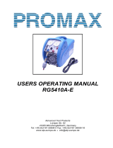Promax RG5410A-E Benutzerhandbuch