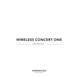 VONMAHLEN Wireless Concert One Benutzerhandbuch
