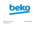 Beko RCSA270K30XP Kühl-gefrierkombination Benutzerhandbuch