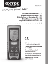 Extol 8820041 Digital laser distance meter Benutzerhandbuch