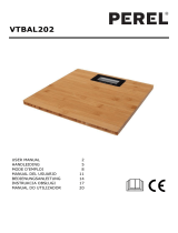 Velleman VTBAL202 DIGITAL BATHROOM SCALE Benutzerhandbuch