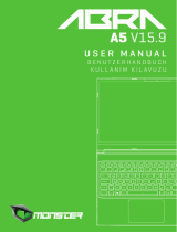 Monster Abra A5 V15.9 15.6 Inch Gaming Laptop Benutzerhandbuch