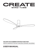 Create Wind Tube Ceiling Fan Benutzerhandbuch