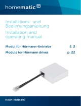 HomeMatic IP HmIP-MOD-HO Benutzerhandbuch