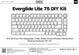 EPOMAKER Everglide Lite 75 DIY Kit Benutzerhandbuch