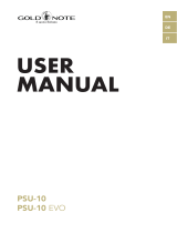 Gold Note PSU-10 Benutzerhandbuch