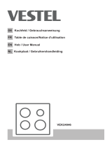 VESTEL VEK24046 Schott Ceran Electric Hob Benutzerhandbuch