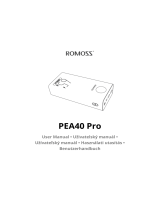 ROMOSS PEA40 Pro Benutzerhandbuch