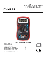 Velleman DVM853 Benutzerhandbuch