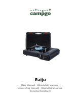 campgo Raiju Camping Cooker Benutzerhandbuch