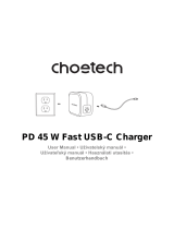 CHOETECH PD8007 Benutzerhandbuch