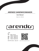 Arendo 305524 Sandwich Maker Benutzerhandbuch
