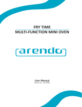 Arendo 305400 Fry Time Multi-Function Mini Oven Benutzerhandbuch