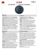 Audio System EX 165 SQ Benutzerhandbuch