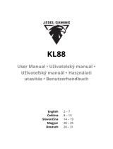 JEDEL-GAMING KL88 GAMER Mechanical Keyboard Benutzerhandbuch