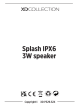 XDCOLLECTION Splash IPX6 3W Speaker Benutzerhandbuch