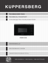 Kuppersberg HMW 650 Microwave Oven Benutzerhandbuch