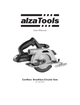 alzaTools AT-CBCS20V Cordless Brushless Circular Saw Benutzerhandbuch