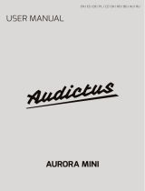 AUDICTUS Aurora Mini 7W RGB Bluetooth Waterproof Speaker Benutzerhandbuch