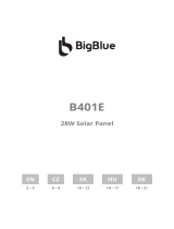 BigBlue B401E 28W Solar Charger Benutzerhandbuch