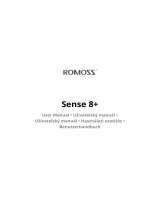 ROMOSS Sense 8 Benutzerhandbuch